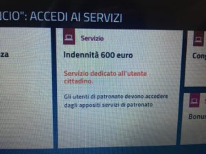 Decreto Rilancio - Art 84 - Bonus 600 euro - Procedura Inps